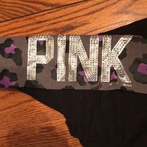 Pink bootcut yoga pants